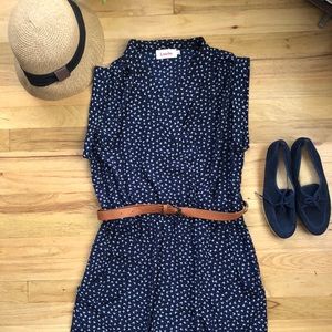Work to weekend dress with bow print by Louche